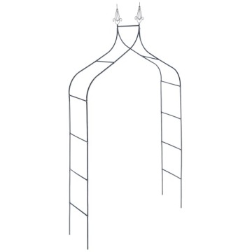 МЕТАЛЛИЧЕСКАЯ САДОВАЯ ПЕРГОЛА 255см АРКА ПОДДЕРЖКА ЦВЕТОВ ДЛЯ РОЗ И ВЗЛЕТНИХ РАСТЕНИЙ