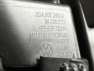 РЕШЕТКА БАМПЕРА задняя левая VW T-ROC 2GA Lift R-Line