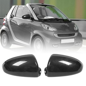 KRYT ZRCÁTKO BOČNÍHO Z VLÁKNA  UHLÍKOVÉHO DO SMART FOURTWO W451