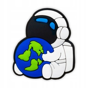 PRZYPINKA PIN DO BUTÓW CROCS CROCSÓW OZDOBA ASTRONAUTA KOSMOS ZIEMIA