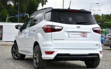 Ford Ecosport II SUV Facelifting 1.0 EcoBoost 125KM 2019 Ford EcoSport ST-line Idealny LED skora ALCANTARA navi. Benzyna 125KM, zdjęcie 9
