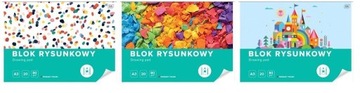 BLOK RYSUNKOWY BIAŁY A3/20K (10SZT), INTERDRUK