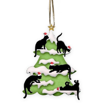 Рождественское акриловое плоское акриловое украшение