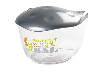 HEGA Solniczka, pojemnik na sól NAPISY 0.8 L - mix
