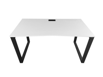 BIURKO KOMPUTEROWE, STOLIK LOFT, METALOWE NOGI