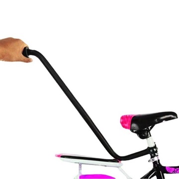 Uchwyt do nauki jazdy na rowerze dla dzieci, drążek do popychania dla rodziców