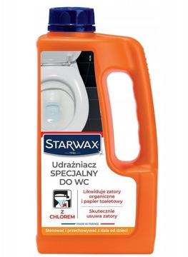 UDRAŻNIACZ DO UDRAŻNIANIA RUR ODPŁYWÓW I WC ŚRODEK DO PRZETYKANIA STARWAX