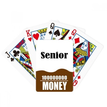 poker karty Funny słowa Senior Gra w gry Poker