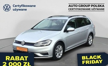 Volkswagen Golf VII Variant Facelifting 1.5 TSI BMT 130KM 2019 Volkswagen Golf Comfortline, ACC, Czujniki parkowania, Salon Polska 1.5