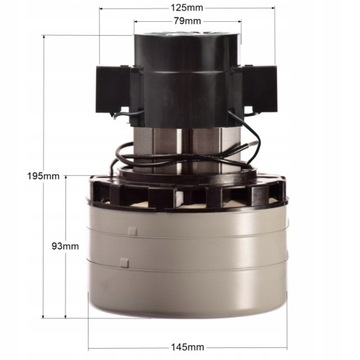 SILNIK TURBINA DO ADIATEK AMBER, DIAMOND, SAPPHIRE, TASKI, TENNANT 36V 700W