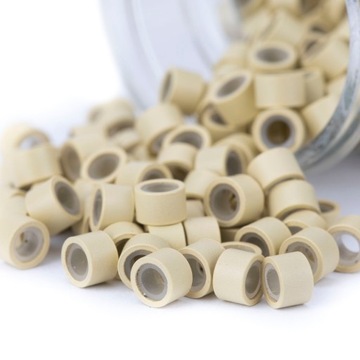 МИКРОКОЛЬЦА С СИЛИКОНОМ 100 шт. РАЗМЕР 5 мм.