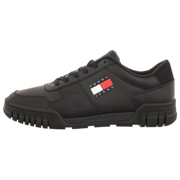 Buty Sneakersy Męskie Tommy Hilfiger Cupsole Black