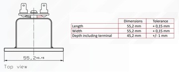 Ленточный динамик Mundorf AMTU40W1.2 4 Ом 92 дБ 55 мм