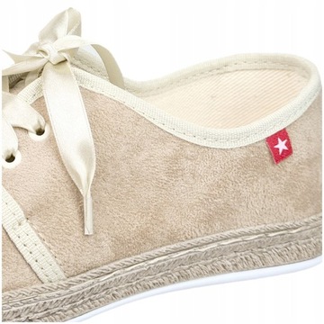 Espadryle damskie Big Star sznurowane FF276048 39