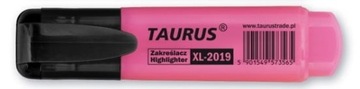 Zakreślacz Taurus różowy