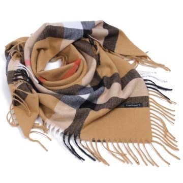 CHUSTA DAMSKA SZAL SZALIK DAMSKI BERRY BROWN