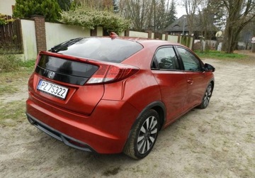 Honda Civic IX Hatchback 5d 1.8 i-VTEC 142KM 2014 Honda Civic sliczna zadbana 1,8 AUTOMAT 1wlascicielka 1.8 Benzyna 142KM, zdjęcie 1