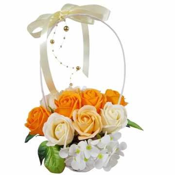 Букет подарочная корзина розы мыльные цветы АРОМАТНЫЙ подарок на женский день