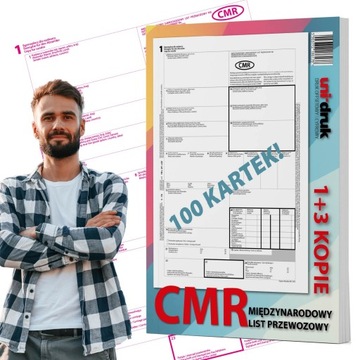 Międzynarodowy List Przewozowy CMR 1+3 10 bloków