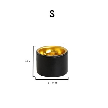 Керамический набор с курильницей конусовидной формы. Простой декор