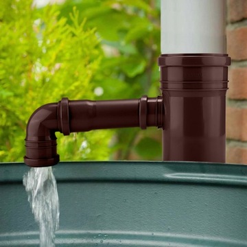 Уловитель дождевой воды с сетчатым фильтром. Сборщик дождевой воды с УФ-трубой 50х500 мм.