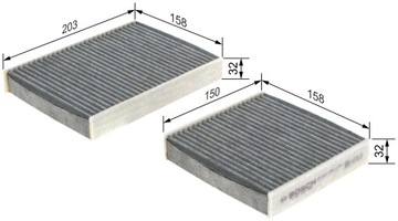 BOSCH 1 987 432 436 FILTR