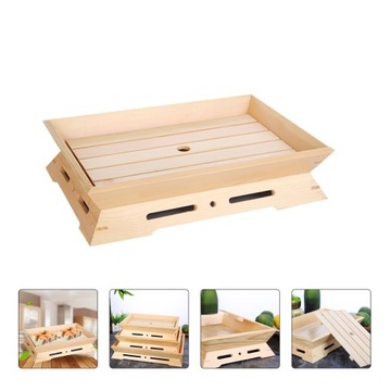 ДЕРЕВЯННОЕ СУШИ-БЛЮДО В ЯПОНСКОМ СТИЛЕ