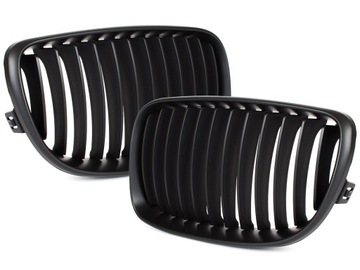 NERKI ATRAPA GRILL BMW 1 E87 E81 E82 CZARNY MAT