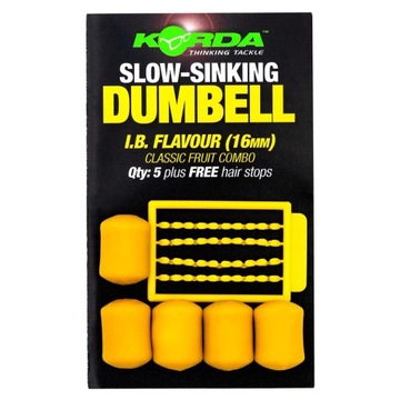 Przynęta Sztuczna Dumbells Korda Slow Sinking IB 8 mm + Stopery