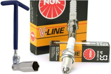 4 СВЕЧИ ЗАЖИГАНИЯ NGK ZFR5F 94301 V-LINE 53