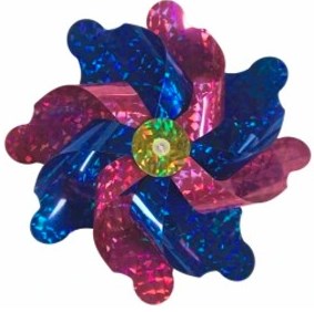 Красочная голографическая вертушка ветряной мельницы
