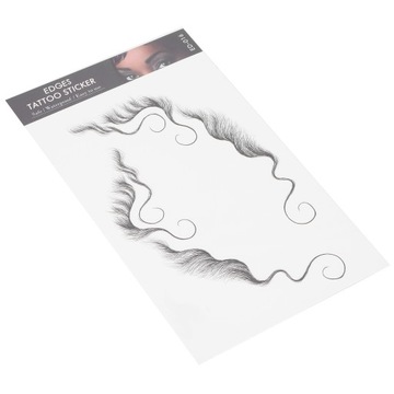 Wodoodporna fałszywa naklejka z linią włosów