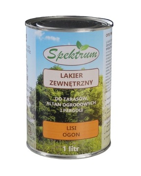 Lakier zewnętrzny do drewna SPEKTRUM 1l Lisi ogon