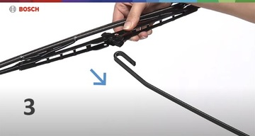 Pióra Wycieraczek Wycieraczki Samochodowe Przód BOSCH 530 + 450 53 + 45