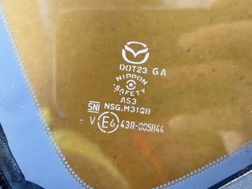 MAZDA CX-60 CX60 23- SKLO (OKNO) KAROSERIE PRAVÁ ZADNÍ PRAVÝ