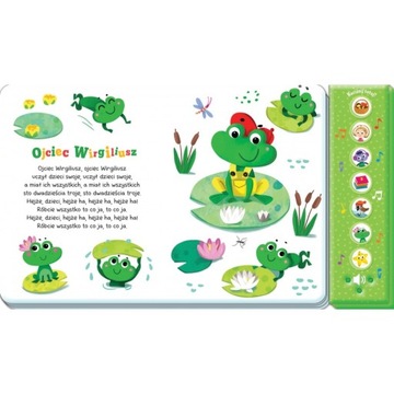 OJCIEC WIRGILIUSZ PIOSENKI DLA MALUSZKA SŁUCHAJ I ŚPIEWAJ KSIĄŻKA DŹWIĘKOWA