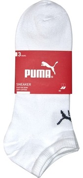 Skarpetki PUMA SNEAKER STOPKI SKARPETY biały rozmiar 43-46 3 pary