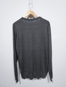 LIVERGY CASUAL szary rozpinany sweter 48/50