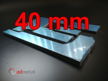 Aluminium precyzyjne PA13 5083 40mm na wagę, 5 kg.