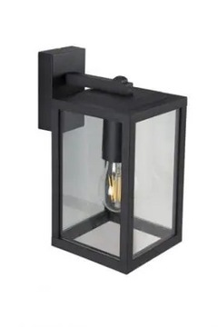 Kinkiet ogrodowy GAIA T BLACK E27 czarny IP44