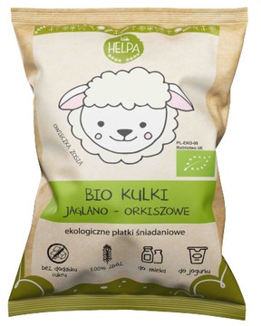 HELPA BIO Kulki/Płatki Jaglano Orkiszowe