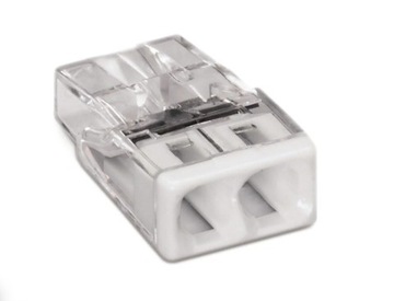 100x Szybkozłączki WAGO 2273-202 0,5-2,5 mm2 Drut Do Puszek Instalacyjnych
