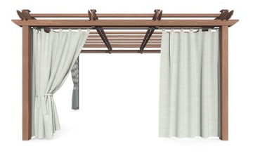 Водонепроницаемые садовые шторы для террасы, нагрудник на липучке, 155х200.