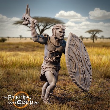 Tribal Warrior Model C The Printing Goes Ever On