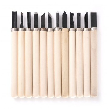 KOMPLET DŁUT RZEŹBIARSKICH 12 EL. KD11774