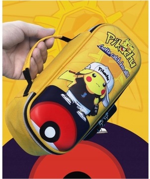 БОЛЬШОЙ РАСШИРЯЕМЫЙ ШКОЛЬНЫЙ ЧЕХОЛ POKEMON GO PIKACHU 3D УЗОРЫ ЖЕЛТОГО