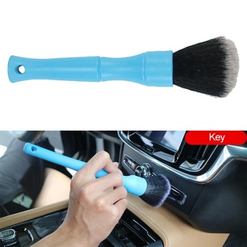 Эргономичная автомобильная щетка для чистки бейджей и вентиляционных отверстий. Компактная конструкция, 3 шт.