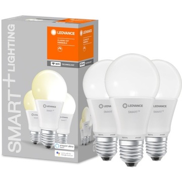 3x Żarówka LED E27 9,5W 2700K SMART+ WiFi LEDVANCE