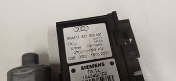 AUDI A2 99-05 MOTOREK MODUL OKNO DVEŘE LEVÝ PŘEDNÍ 8Z1959801