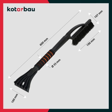 SKROBACZKA ZMIOTKA SZYB LODU 2w1 SKROBAK SZCZOTKA